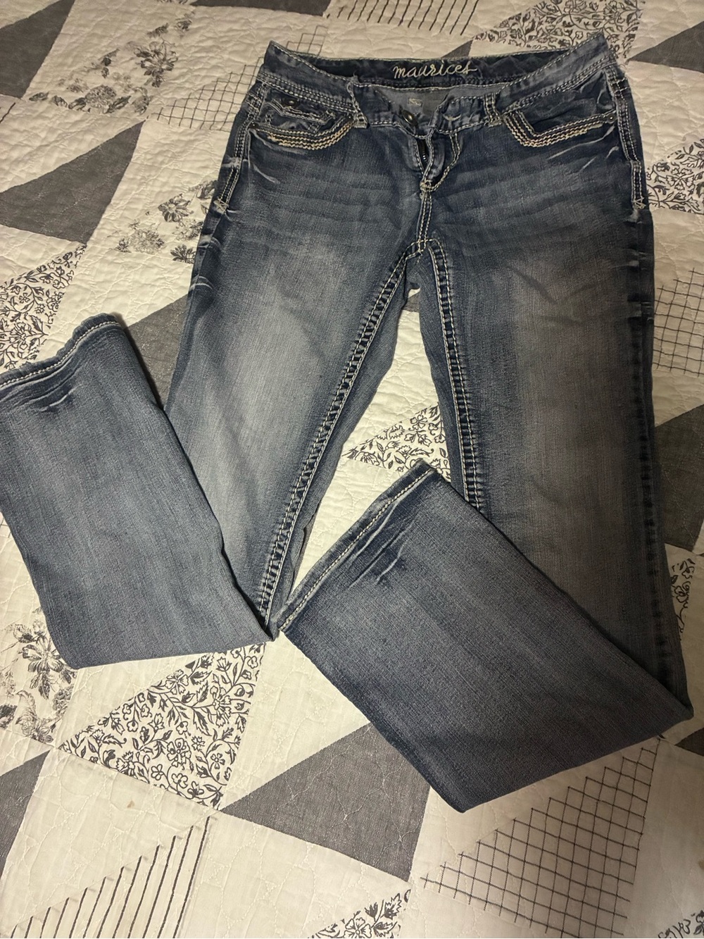 Maurices Women's Mid Wash Blue Stretch Jeans